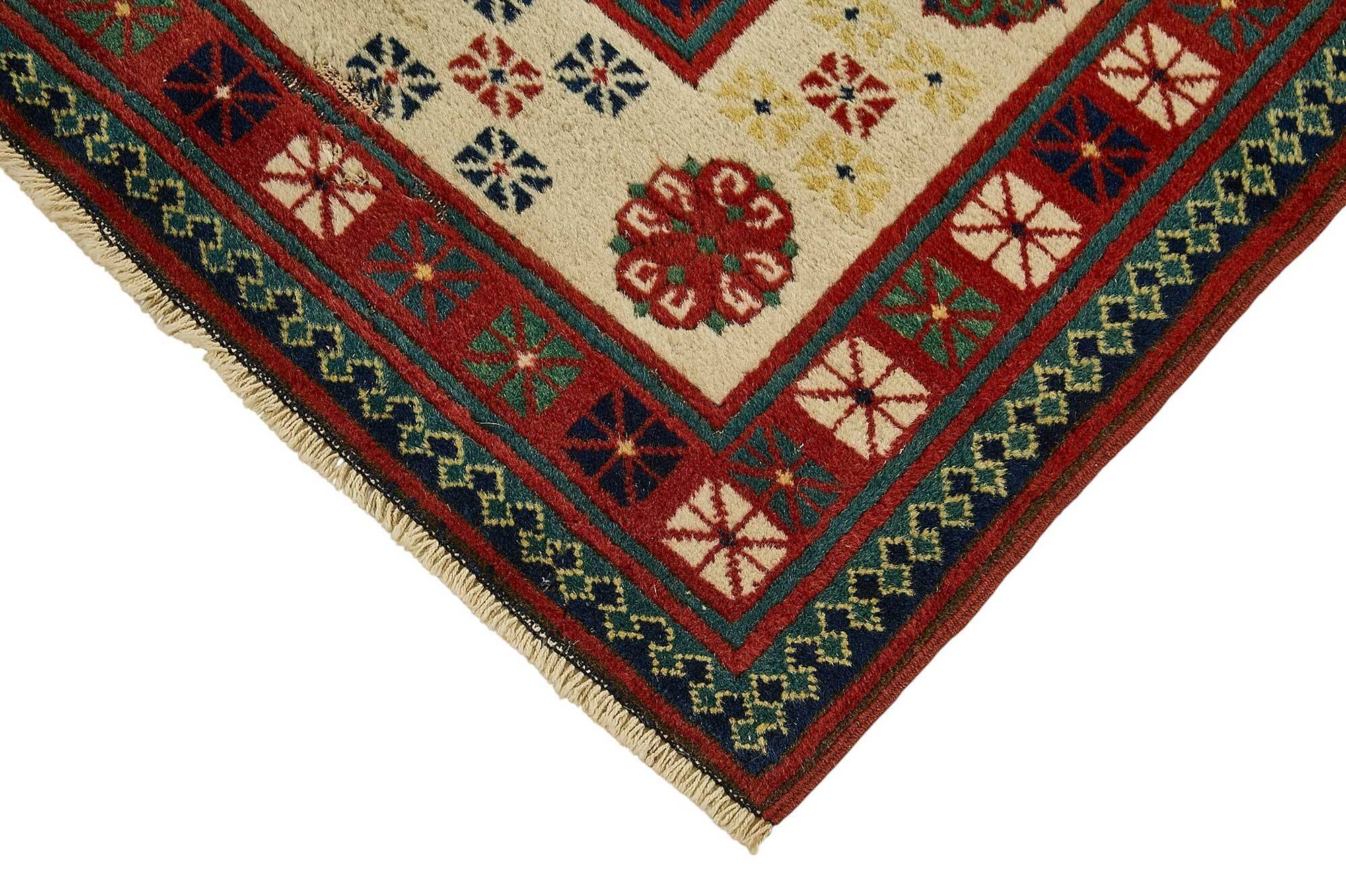 Turkish Handknotted Wool Oushak Rug 100 cm x 292 cm