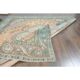 1970s Vintage Persian Handmade Wool Cotton Orange Area Rug 278x343