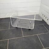 Plexiglas coffee table from the 70s