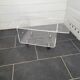 Plexiglas coffee table from the 70s