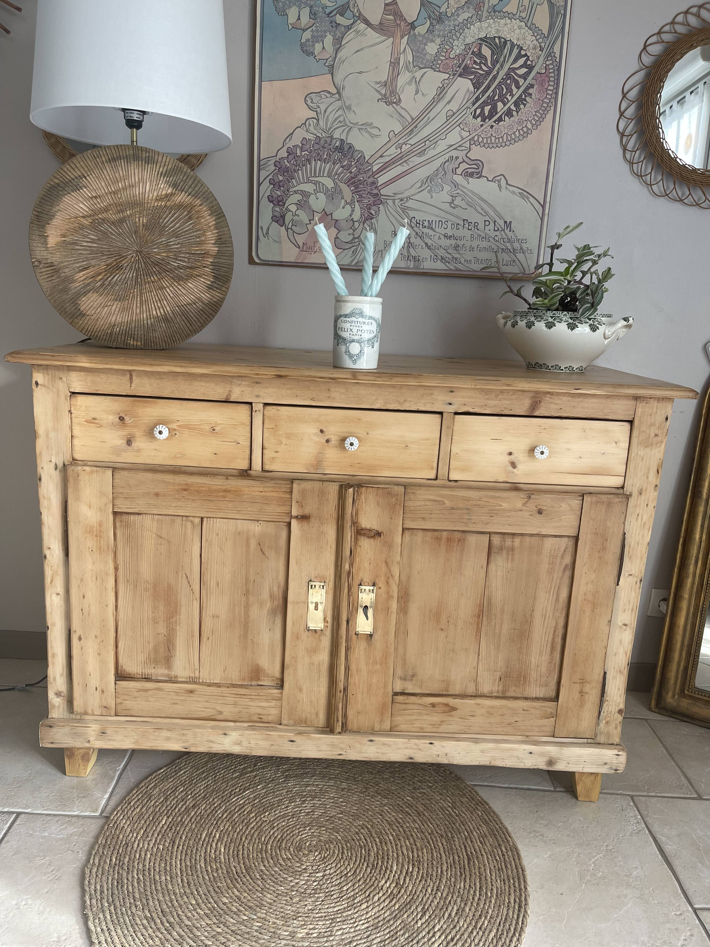 Solid pine sideboard