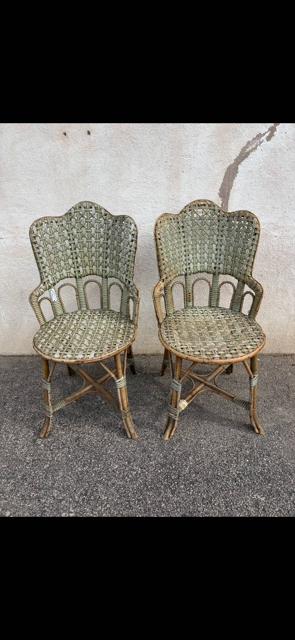 Wicker garden furniture 1920