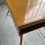 Vintage oak compass desk