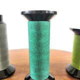 3 bougeoirs bobine design Bo Concept