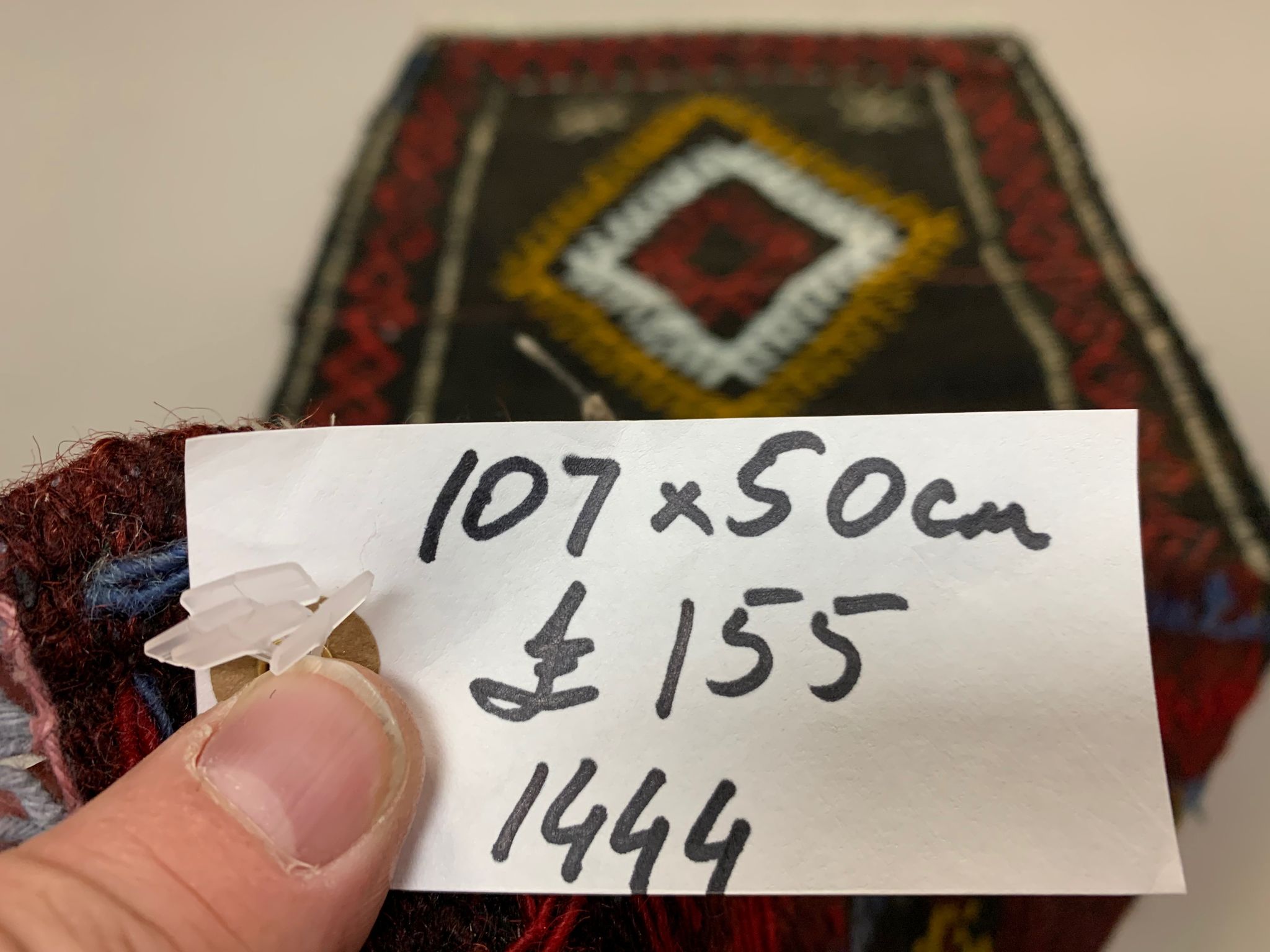 Turkish Kilim Runner 107x50 cm