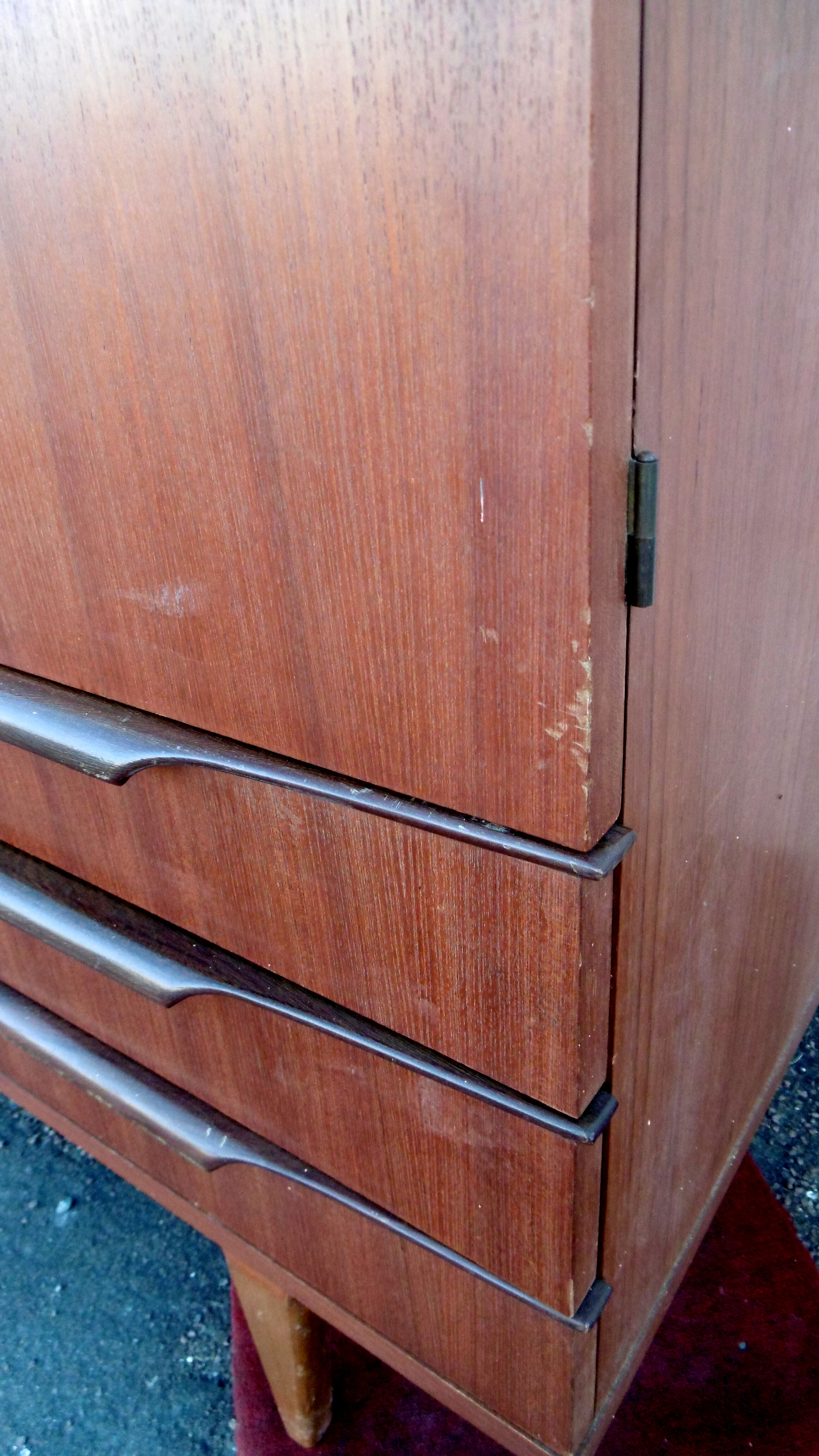 Armoire scandinave en teck des années 1970
