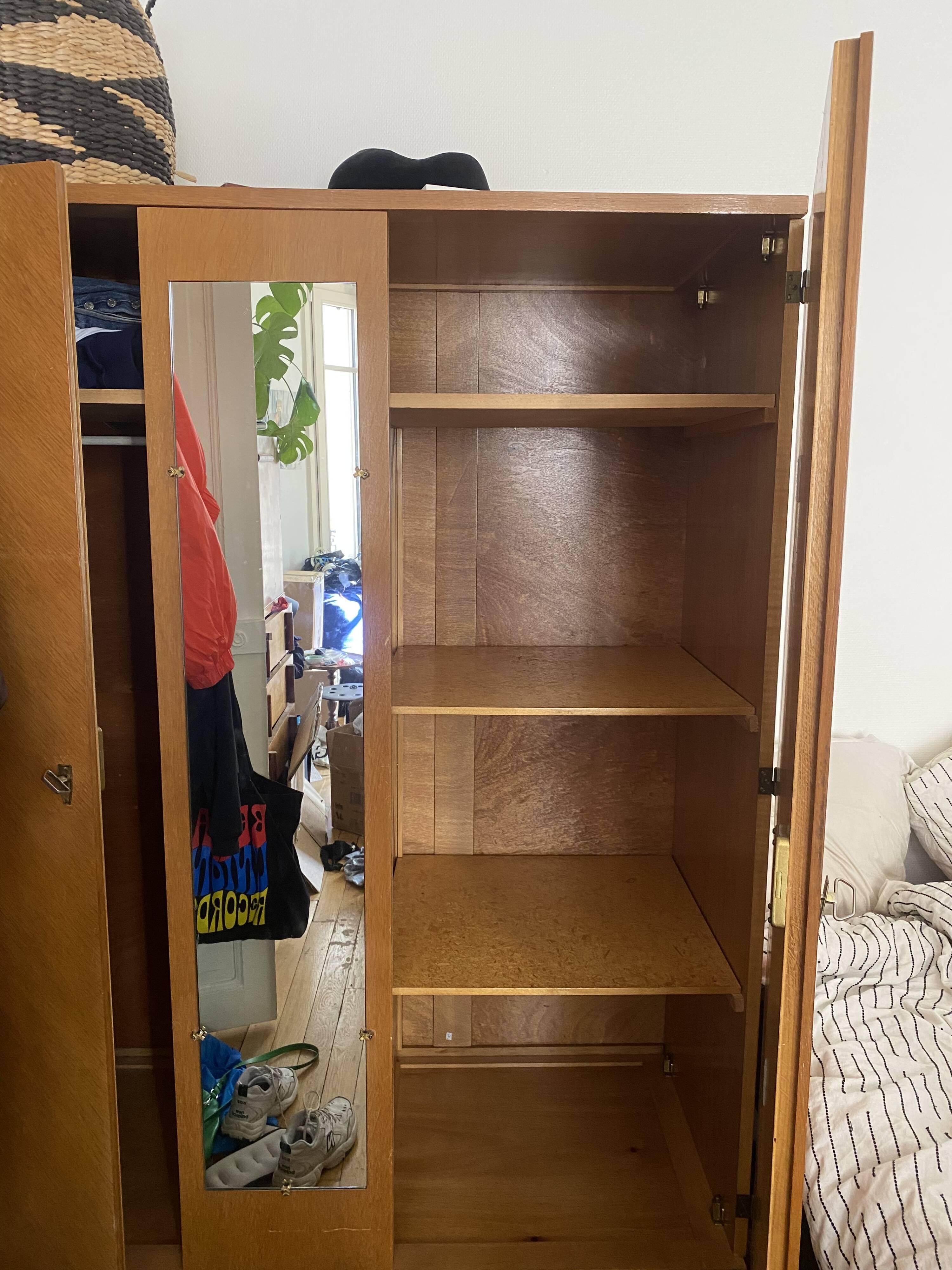 Vintage Wooden Wardrobe