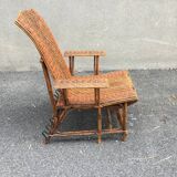 Fauteuil relax en osier
