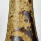 Mid-century Danish studio ceramic candlestick signed Aage Würtz, 1960s.