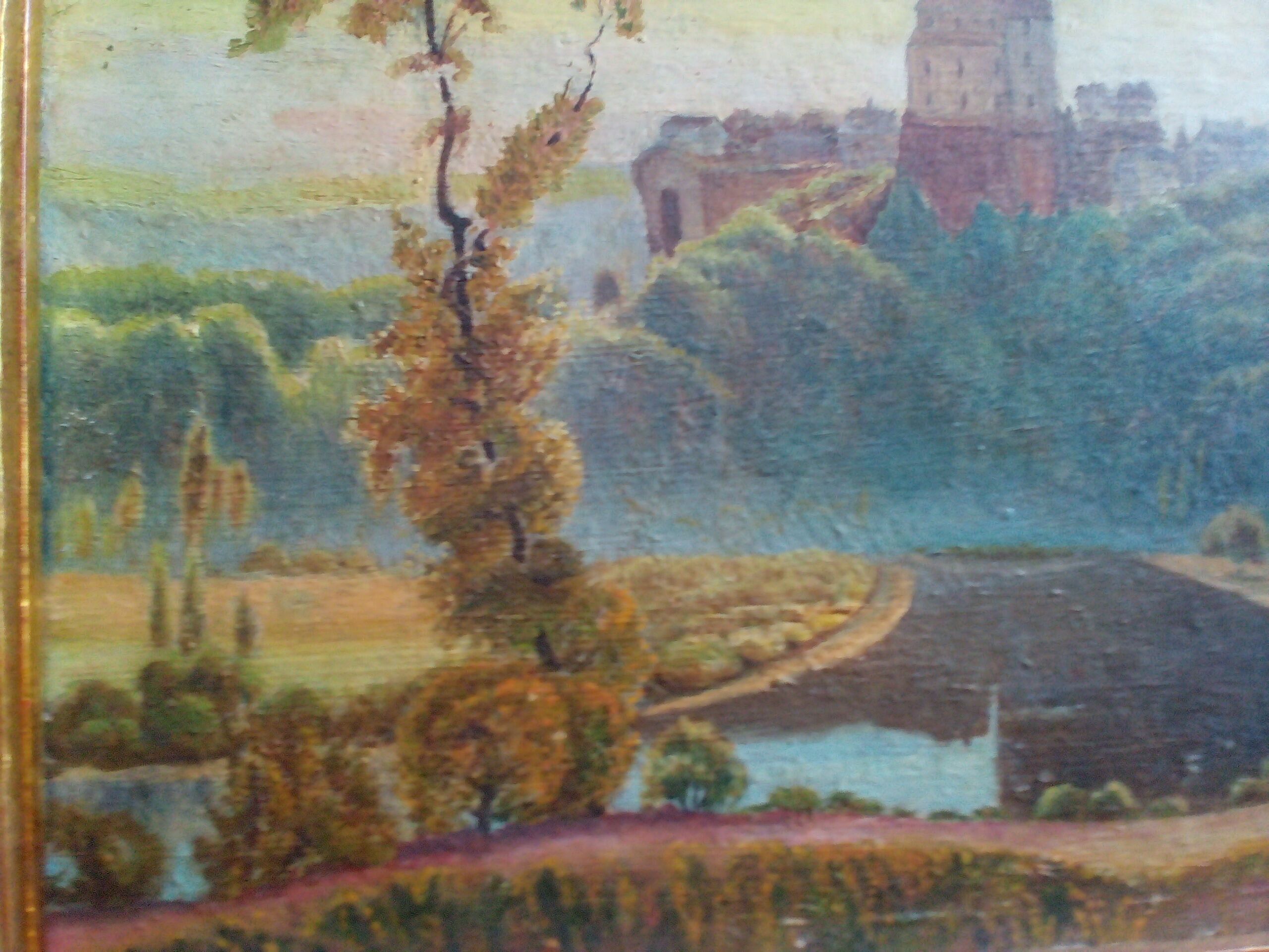 Tableau paysage XIXème