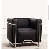 Vintage armchair inspired by Cassina Corbusier - The Masie