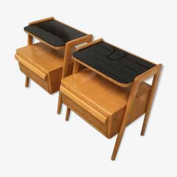 1970's Czech bedside pair