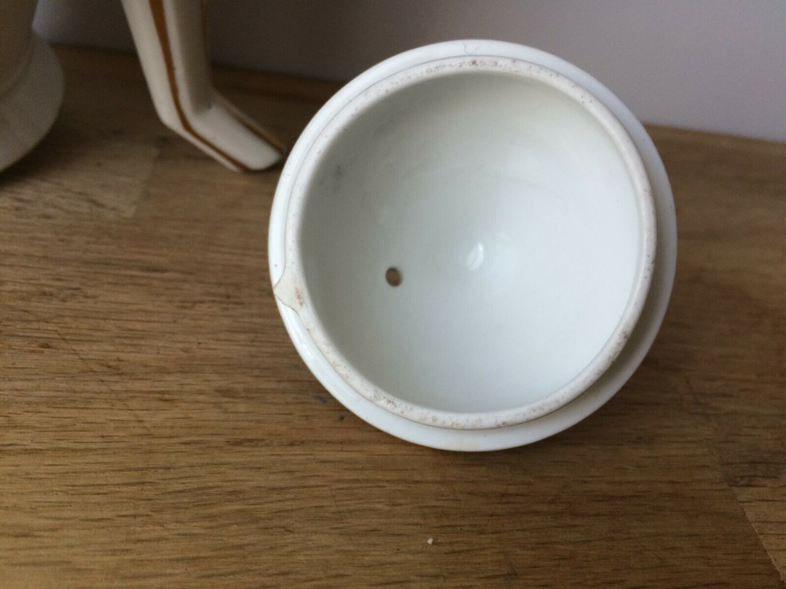 Tea and coffee maker or sugar maker in Porcelain from Paris