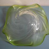 Large crystal art cup vannes deco vintage french crystal cup