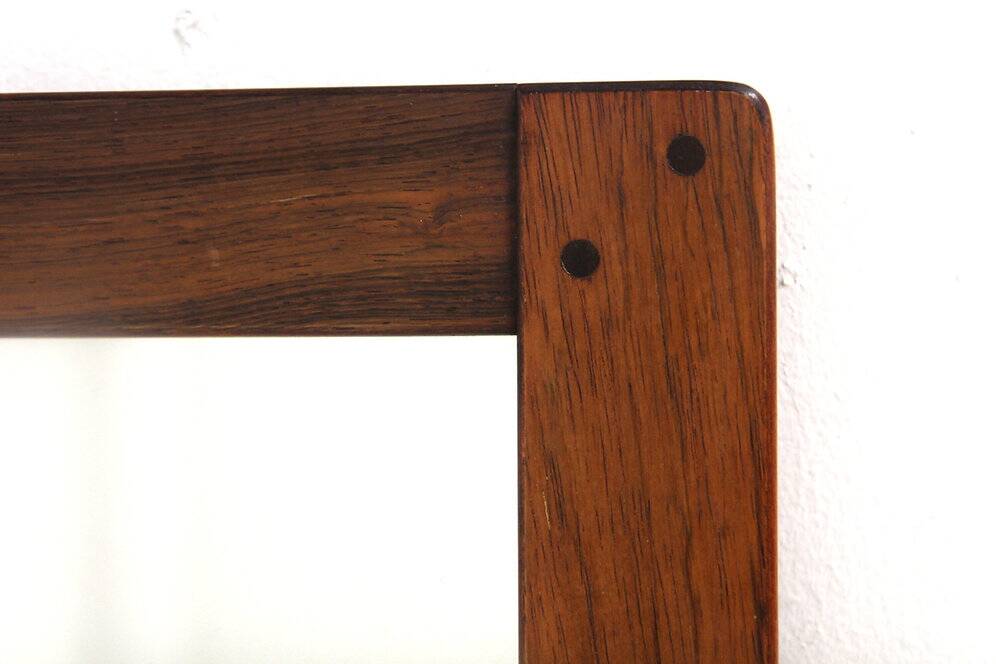 Miroir scandinave en palissandre, Suède, 1960, 113 x 51cm