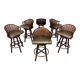 Elinor McGuire bar stools Hans Kaufeld 1960s