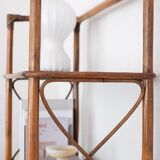 Rattan shelf