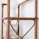 Rattan shelf
