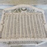 Rattan shelf