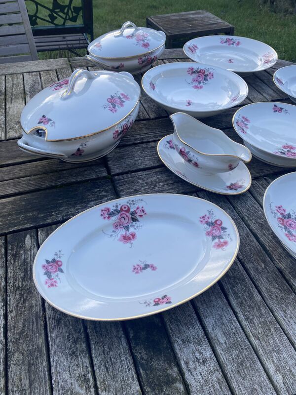 Service de table en porcelaine Cirot Gadouin