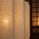 Antique Japanese handpainted floorlight white and gold (new shade)