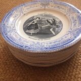 Lot 11 dessert plates