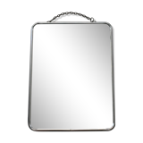 Barber mirror back vintage paper