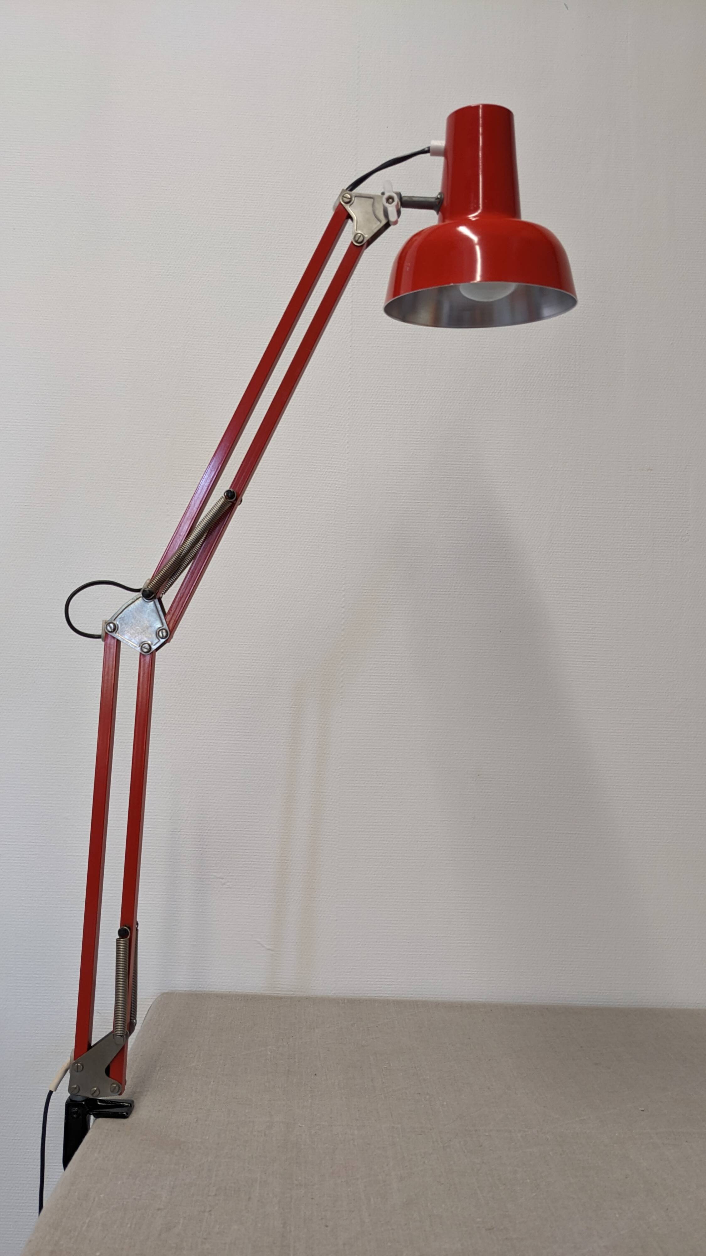 Lampe d'architecte, de bureau articulée, France vers 1970