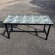 Table basse moderniste carreaux de verre Saint Gobain