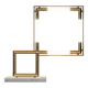 Lampe de table QUADRO Led Métal Or - Lumen Center Italia