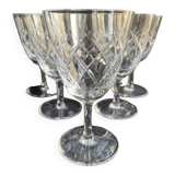 6 wine glasses - Cut crystal – Cristalleries Royales de Champagne