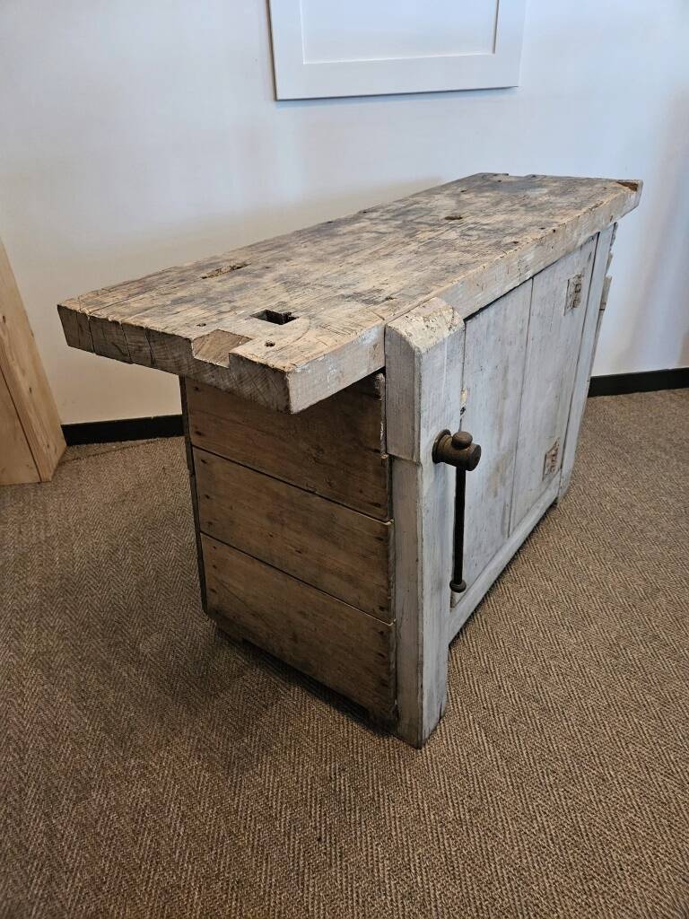 Old carpenter's workbench