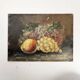 nature morte aux raisins et pêche