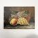 still life with grapes and peach