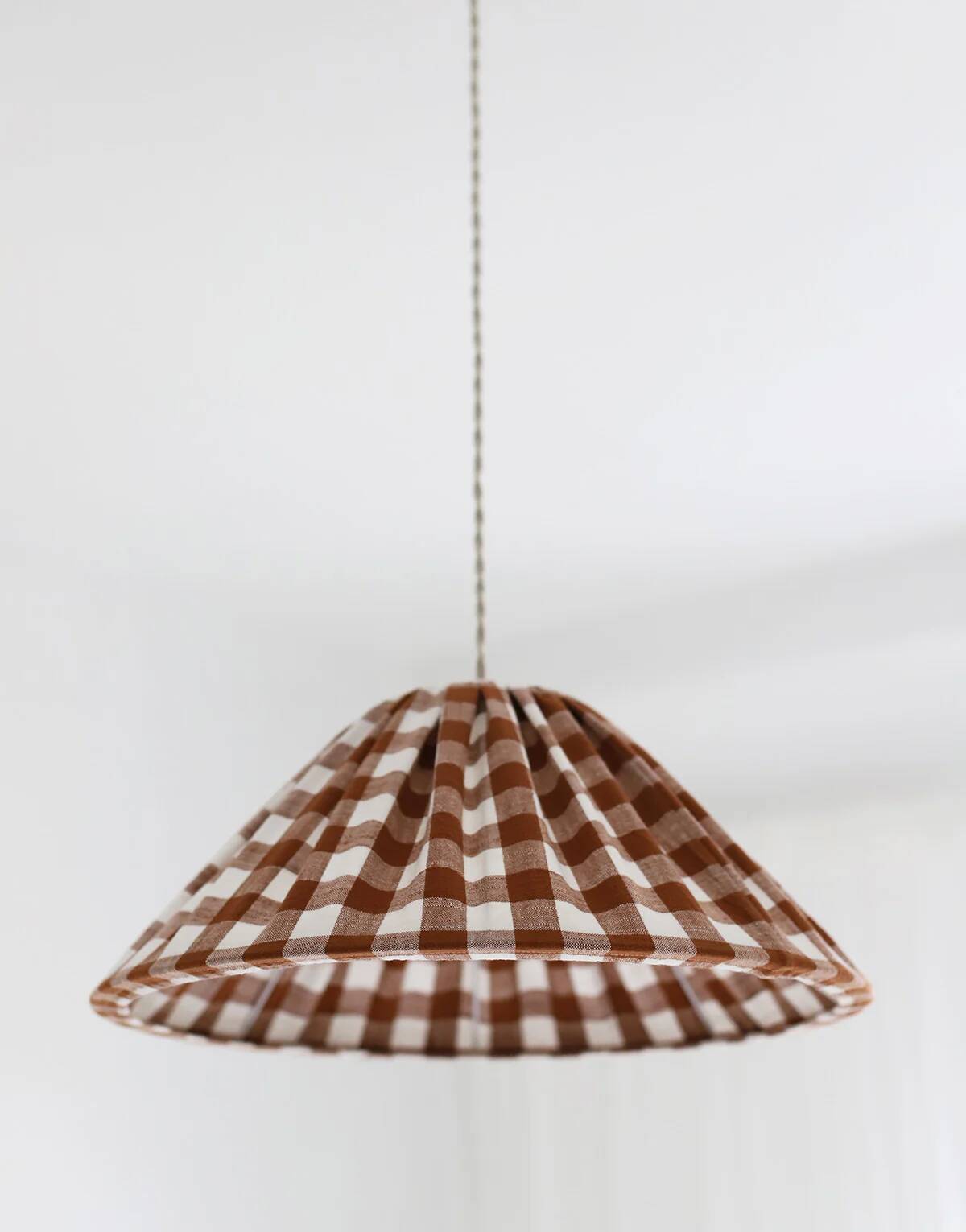 Malala "terra" large tile conical textile suspension
