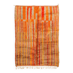 Tapis berbère marocain - rouge