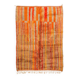 Moroccan Berber rug Mrirt brown red orange modern