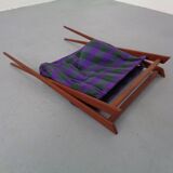 Danish Foldable Teak Magazine Rack, 1960s