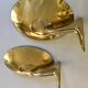 Pair of solid brass wallsconces