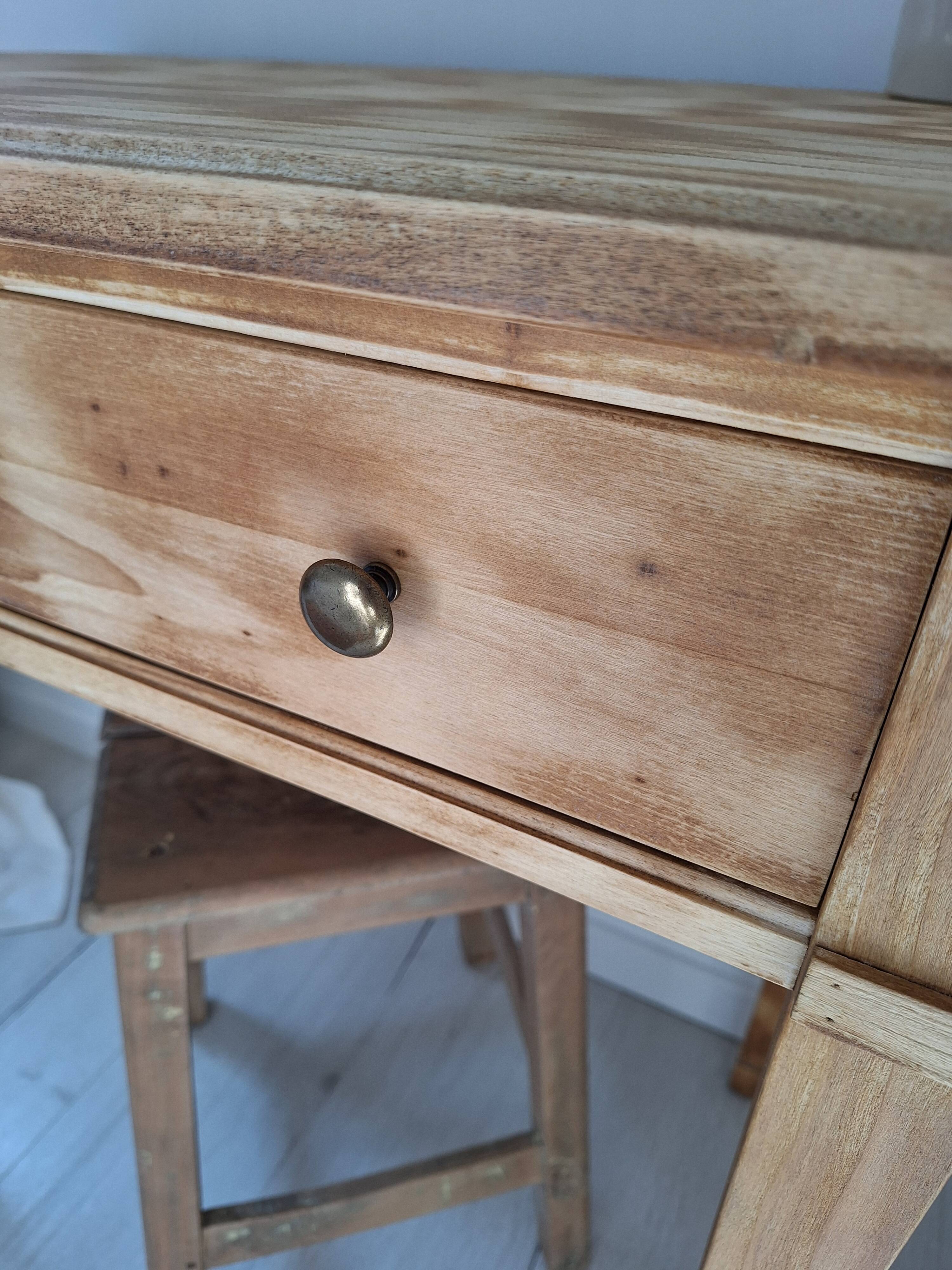 Bureau / Table d'appoint / Console en bois massif de style Louis-Philippe