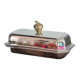 Metal butter dish