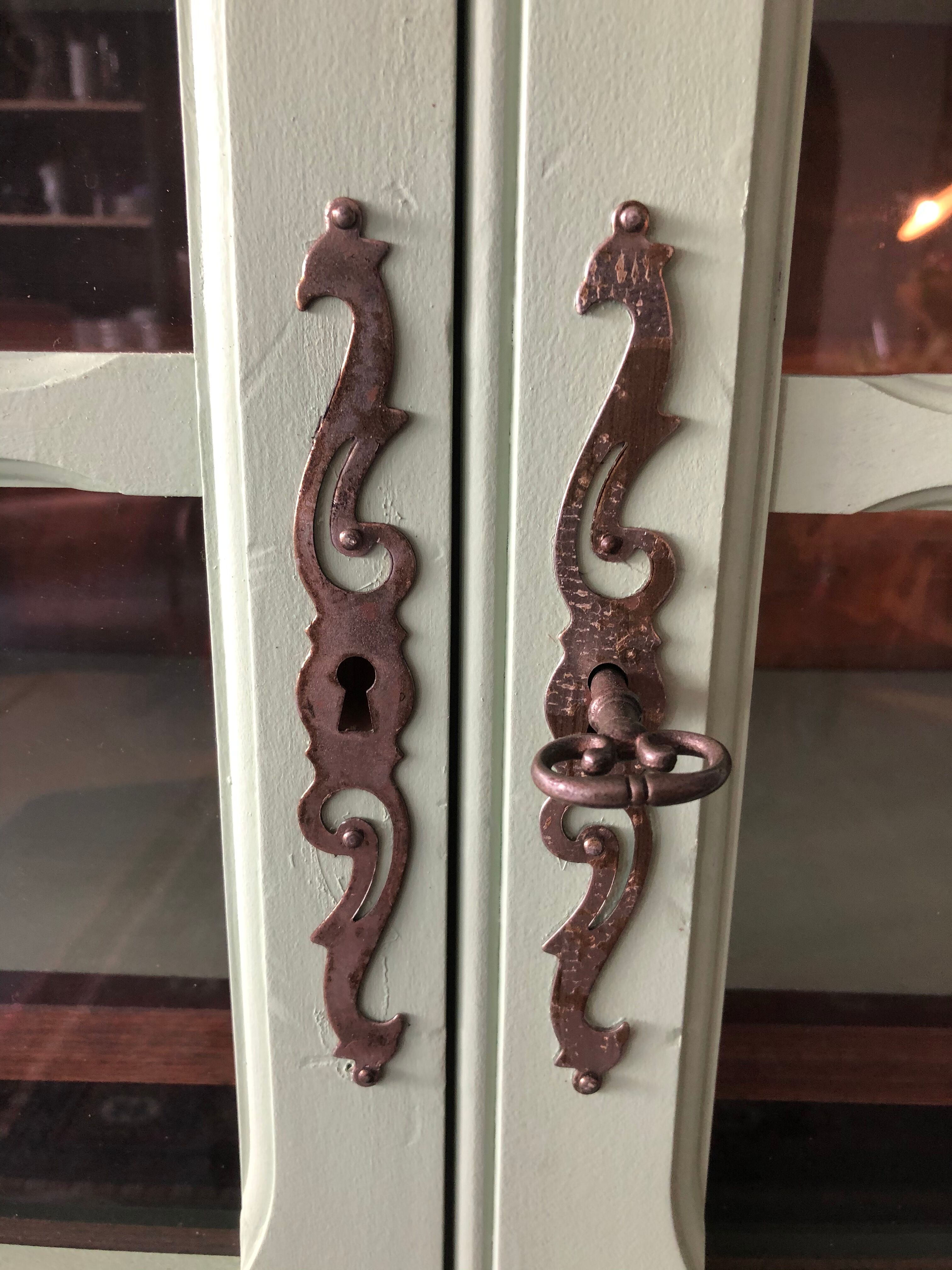 Glass-glazed Parisian wardrobe