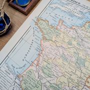 Printed in 1900, France in 1453. Original Authentic Vintage.