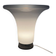 Vistosi large table lamp Murano opal glass Space Age design 1970s