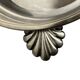 Tableware, silver-plated vegetable dish with shell handles, 20th century.