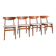 Set of four “Monaco” 210 chairs by Farstrup, 1960s