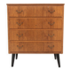 Scandinavian teak chest of drawers, Sweden, 1950.