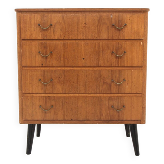 Scandinavian teak chest of drawers, Sweden, 1950