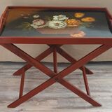 Ensemble grand plateau & pied pliant