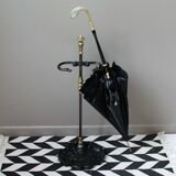 Umbrella door cast and copper, 40s